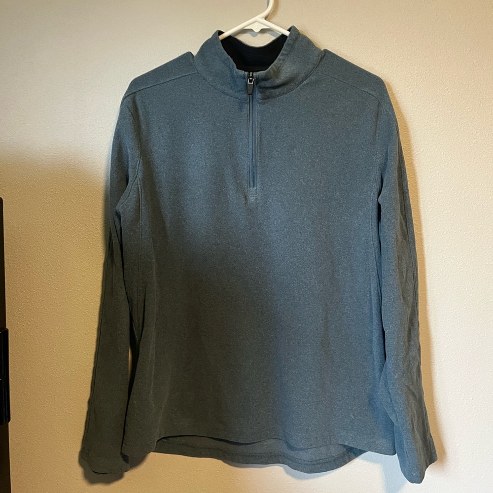Mondetta Blue/Gray Fleece quarter zip